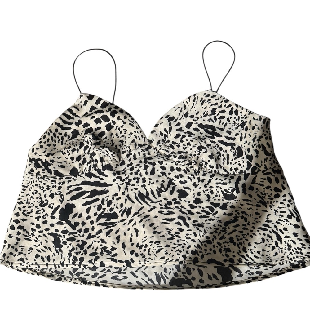 Timing Monochrome Animal Print Cami